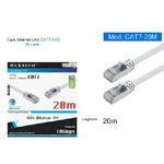 Maxtech-cavo Di Rete Ethernet Cat 7 Cavetto Lan Rj45 20 Metri Maxtech Cat7-lan20m -