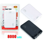 Linq-mini Powerbank 8000mah Caricatore Portatile Dual Usb 4led Sottile Leggero Tt8803 -