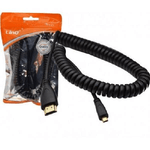 Linq-cavo Adattatore A Spirale Molla Da Micro Hdmi A Hdmi Lunghezza 2 Metri Hd-c4522 -