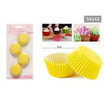 Kaela-set 2 Confezioni Da 100 Pirottini Carta 8 Cm Gialli Cupcake Tortine Muffin 56142 -