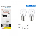 Maxtech-lampadine Di Posizione Auto Ba15s L-p107 12v 21watt Luce Calda Alogena No Canbus -