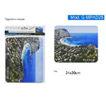 Maxtech-tappetino Per Mouse Pad Gaming Tappeto Poggiapolso Paesaggio Costiero G-mpad25 -