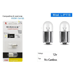 Maxtech-lampadine Posizione Auto R10w Ba15s 12v Luce Calda Alogena 10 W No Canbus L-p118 -