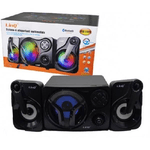 Linq-sistema Multimediale Altoparlanti Speaker Casse Bluetooth Fm Luci Led Usb Kts-1023 -