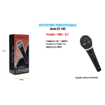 Maxtech-microfono Unidirezionale 17,5cm On/off Cavo 2mt Xlr Jack Karaoke Maxtech Mic-02 -