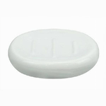 Cleafe-piattino Per Sapone Ceramica Bianco Portasaponetta Moderno Accessori Bagno 79246 -