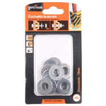 Kaela-set Confezione 60gr Rondelle Piane Piatte Cuscinetto In Acciaio Diam. 10mm 90831 -