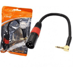 Linq-cavo Adattatore Audio Da Xlr Maschio A Jack Da 3,5 Mm Maschio Angolato Kl-9223 -