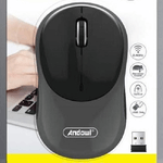 Andowl-mouse Ottico Senza Fili Wireless Usb 3200 Dpi 2,4ghz Ergonomico Vari Colori Qm64 -