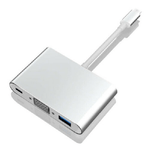 Andowl-adattatore Multiporta 3 In 1 Hub Convertitore Type C A Vga Type C Usb 3.0 Lz-03h -