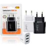 Linq-alimentatore Caricabatterie Adattatore Caricatore Con 3 Porte Usb Rete 5v-3a T-s8 -