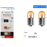 Maxtech-lampadine Posizione Ba15s Auto L-p119 R10w 12v Luce Calda Alogena 10w No Canbus -