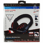 Maxtech-cuffie Da Gioco Gaming Headset Con Microfono Compatibile Per Ps4/pc Maxtech Cu-ps03 -