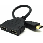 Andowl-adattatore Splitter Hdmi Maschio A 2 Hdmi Femmina 32 Cm Supporta Hd 1080p Q-c29 -