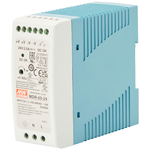 Alimentatore Rotaia Industriale MeanWell MDR-60-24 60W 24V 2,5A Barra Guida DIN Rail Single Power Supply Input 220V 110V