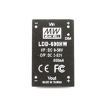 DC/DC Step Down Converter Meanwell LDD-600HW 600mA da DC9-56V a DC2-52V