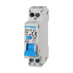 ETTROIT INTERRUTTORE MAGNETOTERMICO DIFFERENZIALE SALVAVITA PER BARRA DIN 1 MODULO 1P+N 6A C6 240V 30mA 4.5KA