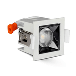 V-TAC LEDLUX Faretto Led Da Incasso Quadrato 4W UGR<19 Riflettore 38° CRI>90 (Freddo 5700K)