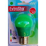 Lampada A Led E27 G45 4W 220V Colore Green Verde