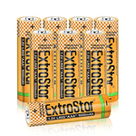 Extrastar Batterie alcaline AAA LR03 per torce elettriche, orologi, telecomandi, giocattoli - 8 pezzi da 1,5 V