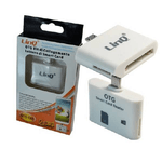 Linq-otg Kit Di Collegamento 2in1 Smart Card Reader Micro Usb Smartphone Tablet Otg-cs5 -