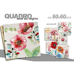 Kaela-quadro Quadretto Decorativo 60x60x2,5cm Tela Su Legno Deluxe Decori Ass. 723643 -