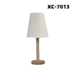 Wisdom-lampada Da Scrivania Con Base In Legno Liscio Motivo Parlume Bianco E27 Xc-7013 -