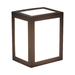 Lampada Applique LED 12W, Wall Light Cube Nero Bianco Naturale 4000K