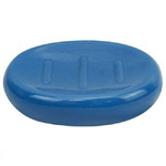 Cleafe-piattino Per Sapone In Ceramica Blu Portasaponetta Moderno Accessori Bagno 79258 -