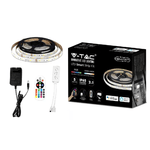 Kit Bobina Led RGB+CCT IP65 Con Centralina WiFi Compatibile Con Amazon Alexa Google Alimentatore Telecomando SKU-2628