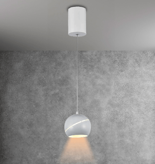 V-TAC Lampadario LED a Sospensione 8.5W a Forma di Campana Colore Bianco d: 18cm 3000K