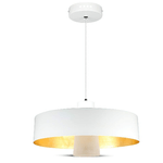 Lampadario Led a Sospensione Scodella Ciotola in Metallo 7W 4000K Colore Bianco Interno Plexiglass SKU-3933