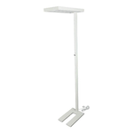 Piantana Lampada Led Da Terra Moderna Bianco Interruttore Rotella Corner Quadrato Dimmerabile 80W Alta 195cm SKU-8526