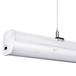 Plafoniera LED Lineare A Sospensione Follow 50W 150cm Lente Opale 120 Gradi 4000K IP20 Dimmerabile SKU-1364