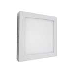 Plafoneria Faretto Led Da Soffitto Muro Parete Quadrata 18W Diametro 225x225mm Bianco Caldo