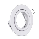 V-TAC VT-7227 Portafaretto orientabile rotondo da incasso per lampadine GU10 e GU5.3 - SKU 3469