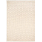 benuta Tappeto Facile da Pulire, Adatto per Interni ed Esterni, Balcone e terrazza, Fibra Sintetica, Bianco, 120 x 170 cm, 120 cm x 170 cm