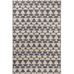 benuta PLUS - Tappeto River per interni ed esterni, 160 x 230 cm, colore: Beige/Blu