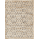 RugDreams - Tappeto Daisy, elegante e facile da pulire, con tappeto, ideale per il soggiorno o la sala da pranzo (crema, 66 x 110 cm)