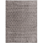 RugDreams - Tappeto Daisy, elegante e facile da pulire, con tappeto, ideale per il soggiorno o la sala da pranzo (grigio, 66 x 110 cm)