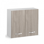 iperbriko Pensile a Muro per Cucina Olmo 2 Ante Cm 80x30xH 72, Legno, 80 x 30 x 72 cm