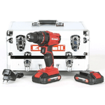 Einhell ®-trapano Avvitatore Einhell 18v Tc-cd 18-2 Li Kit Valigetta Alluminio -