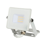 Faro Led Flood Light 10W IP65 Bianco Freddo 6400K Super Slim Carcassa Bianca Smd Samsung SKU-429