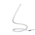 Lampada Led da Tavolo Design Moderna Spirale 17W Caldo 3000K Colore Bianco Con Interruttore SKU-40321