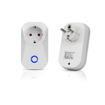 V-TAC Smart WiFi Plug Presa P30 Schuko 10A Compatible Amazon Alexa Google Home SKU-8415