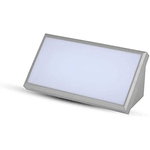 Applique Lampada Led Da Parete Angolare 20W Colore Grigio 6400K IP65 Luce Indiretto SKU-218238