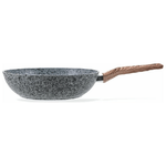 Galileo Carrara Wok 28X7,5 Induzione Forgiato Granito Grigio