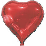 Trade Shop Traesio-set 2 Festoni Palloncini Cuore Love Cuori Rosso 45cm Per Elio Compleanni Party -