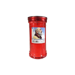 Trade Shop Traesio-candela Di Cera 12 Cm T40 Padre Pio Luce Votiva Cero Lumino Votivo Antivento -