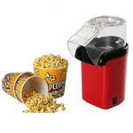 Trade Shop Traesio-mini Macchina Per Pop Corn Ad Aria Calda 1200w Coperchio Rimovibile Con Dosatore -